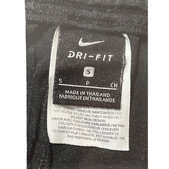 Nike Dri-Fit Black Athletic Pants With Reflective Stripes Small Polyester 49i - Picture 3 of 6